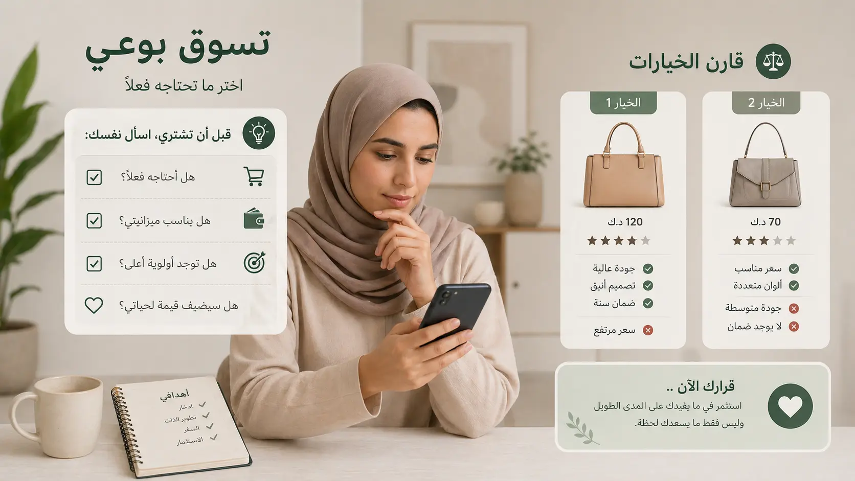 الشراء بوعي واتخاذ قرارات مالية ذكية
