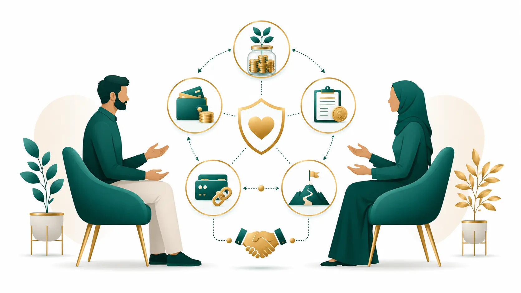 أهمية الشفافية المالية والحوار الصريح بين الزوجين قبل الزواج
