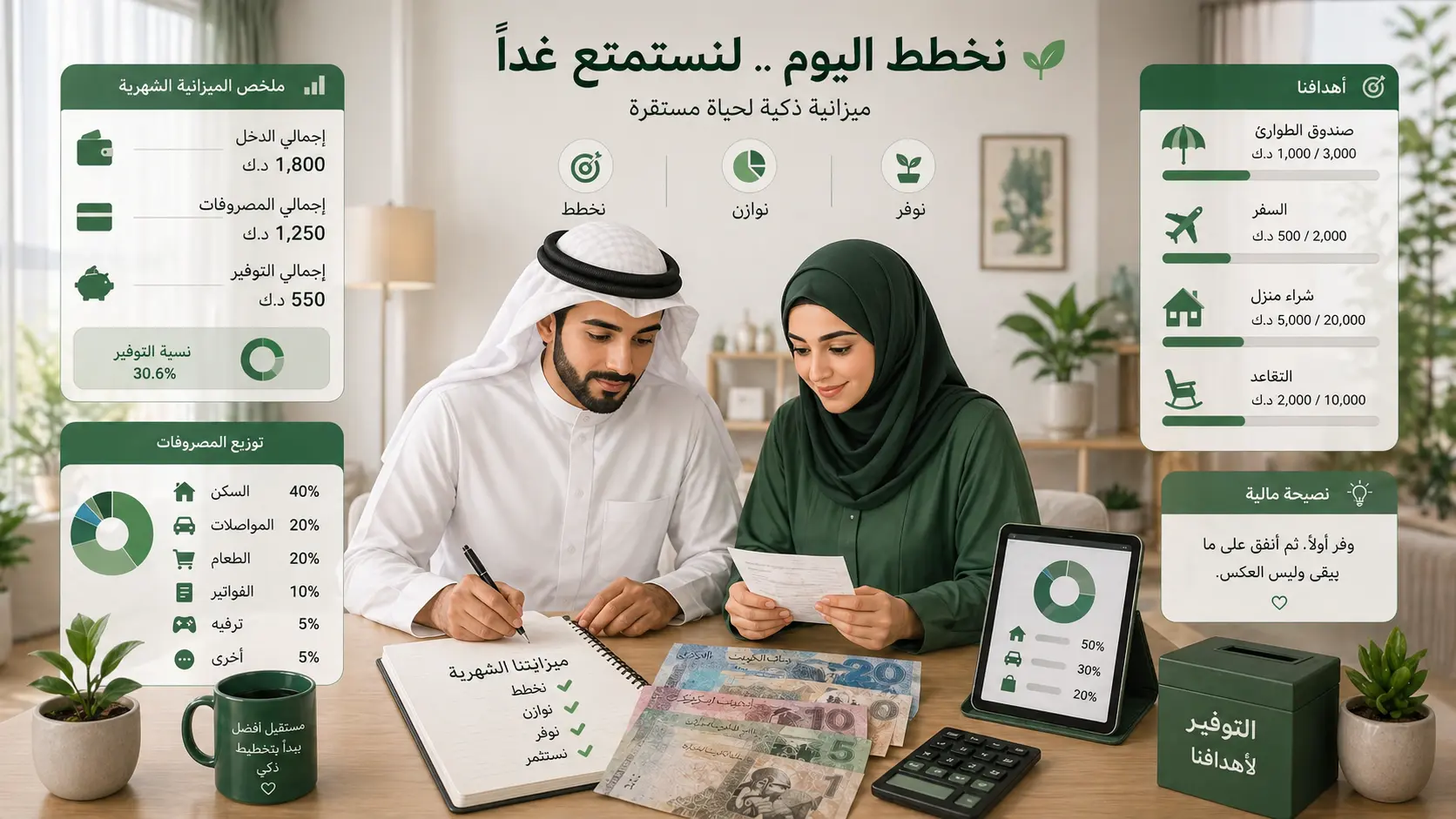 كيف تقلل مصاريفك الشهرية بسهولة؟ (دليل عملي 2026)